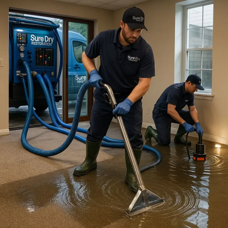 Water Extraction and Removal process in Edwardsburg, MI